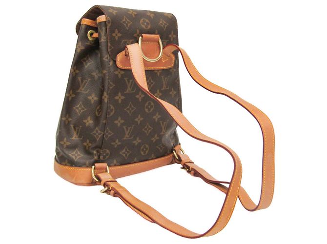 Zaino da donna Louis Vuitton Monogram Montsouris MM M51136 Marrone - vista 2