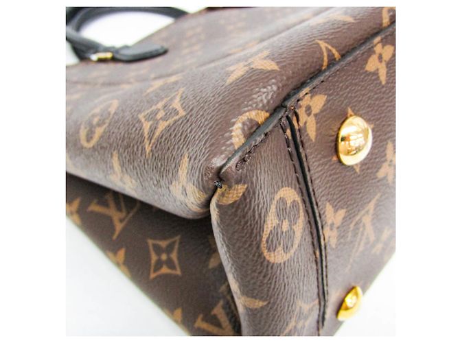 Monogram Flower Tote Louis Vuitton M43550 Braun Schwarz - Ansicht 5
