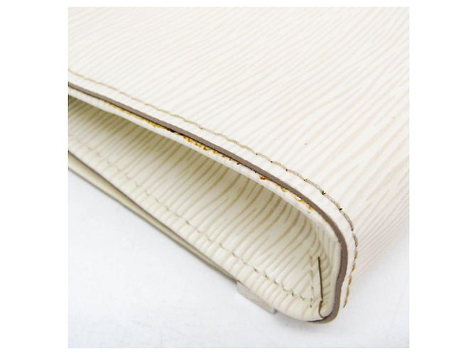 Borsa a tracolla Louis Vuitton Epi Pochette Sevigne Bianco sporco - vista 4