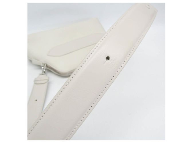 Maison Martin Margiela Borsa a tracolla in pelle da donna Maison Margiela Bianco - vista 14