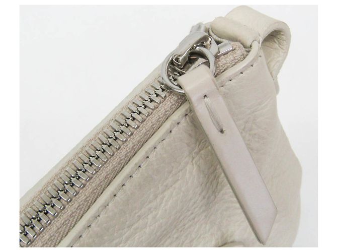 Maison Martin Margiela Borsa a tracolla in pelle da donna Maison Margiela Bianco - vista 8
