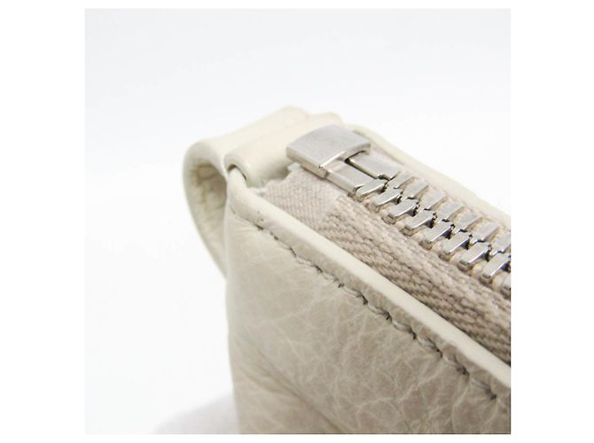 Maison Martin Margiela Borsa a tracolla in pelle da donna Maison Margiela Bianco - vista 9