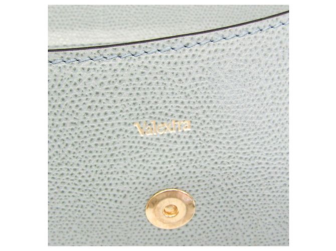 Borsa a tracolla in pelle da donna Valextra Scala Large Blu chiaro - vista 15