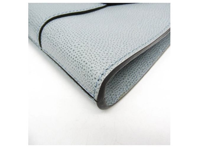 Borsa a tracolla in pelle da donna Valextra Scala Large Blu chiaro - vista 5