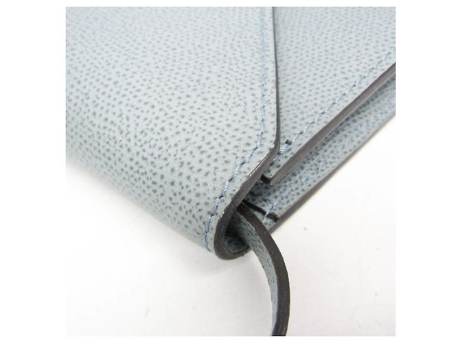 Borsa a tracolla in pelle da donna Valextra Scala Large Blu chiaro - vista 6