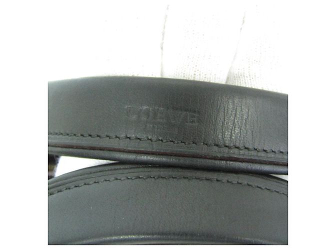Borsa a tracolla e tote in pelle da donna Loewe Anagram Nero - vista 19