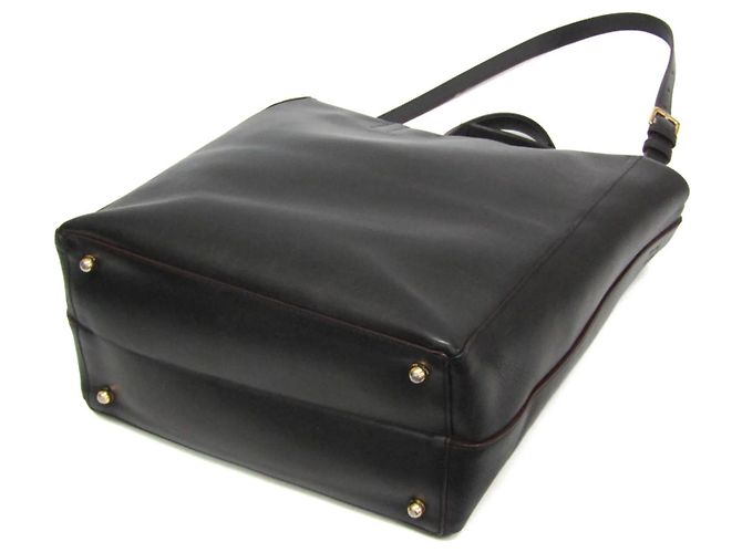 Borsa a tracolla e tote in pelle da donna Loewe Anagram Nero - vista 2