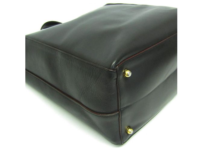 Borsa a tracolla e tote in pelle da donna Loewe Anagram Nero - vista 4