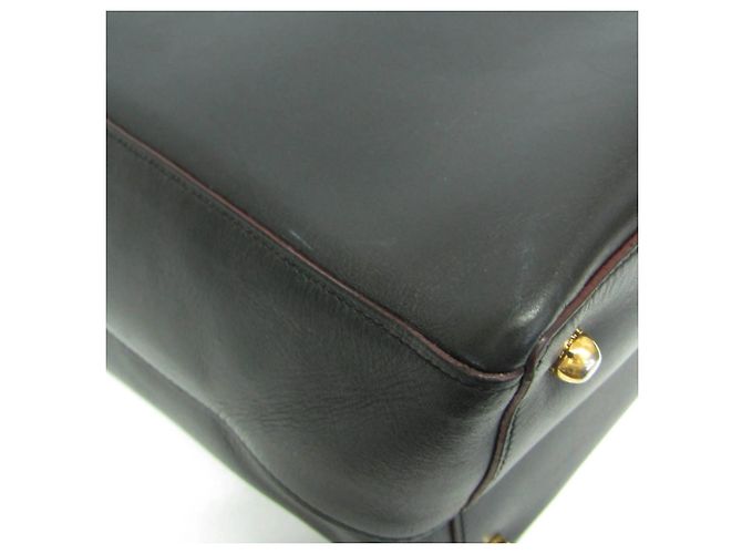 Borsa a tracolla e tote in pelle da donna Loewe Anagram Nero - vista 6