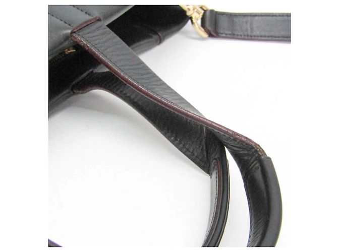 Borsa a tracolla e tote in pelle da donna Loewe Anagram Nero - vista 9