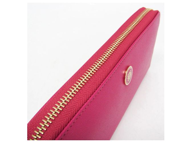 Cartera grande con cremallera de cuero para mujer Loewe Rosa - vista 9