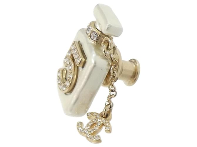 Spilla Chanel Oro e Bianco D'oro - vista 2