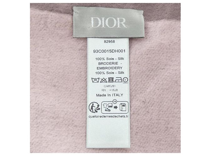 Stola in seta Christian Dior viola Porpora - vista 3
