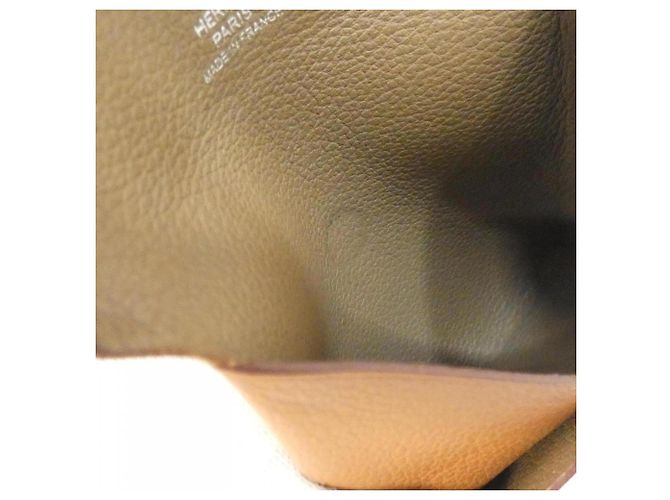 Hermès Monedero Hermes Bastia Verso Beige Dorado - vista 7