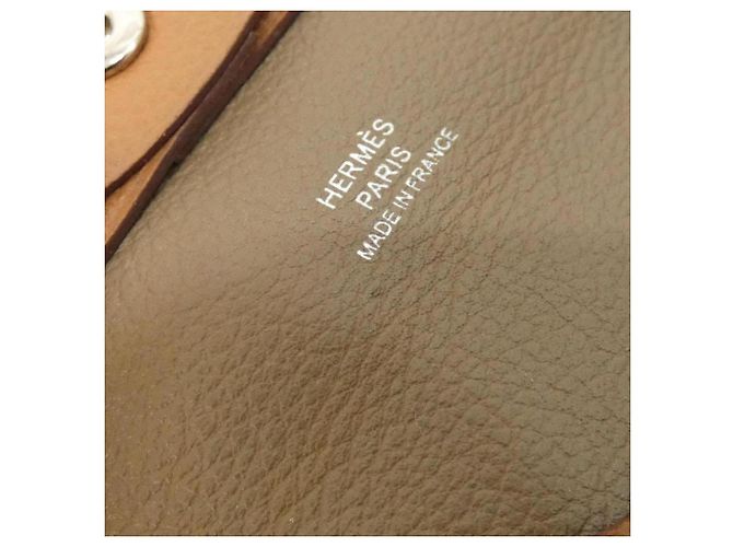 Hermès Monedero Hermes Bastia Verso Beige Dorado - vista 8