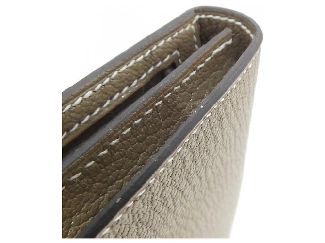 Hermès Hermes Bearn Soufflé Long Wallet Taupe - view 3