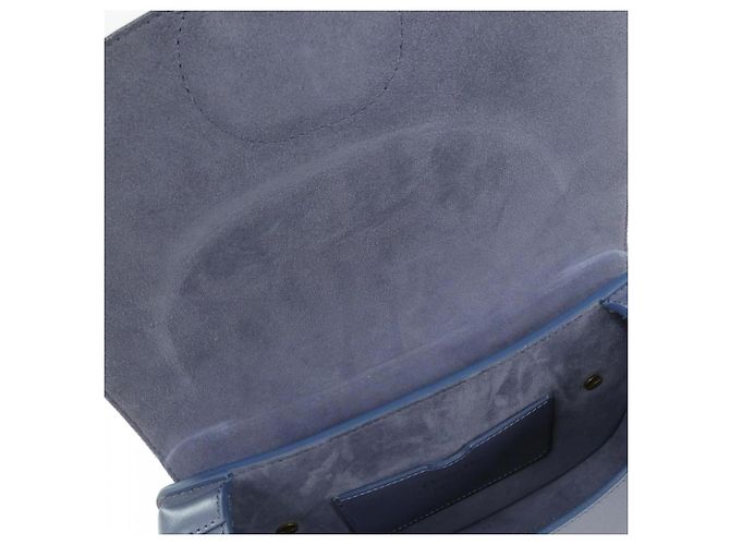 Borsa a Spalla Christian Dior Bobby Medium Blu - vista 7