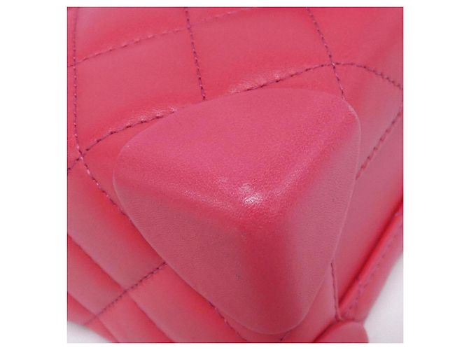 Borsa a tracolla in pelle rosa Chanel AS1348 - vista 3