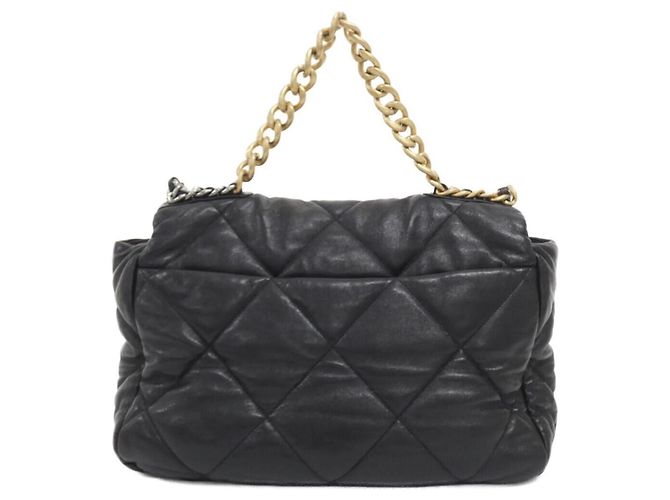 Borsa a Spalla Chanel 19 AS1162 Nero - vista 2