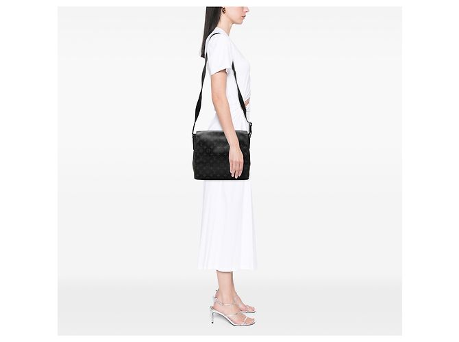 Louis Vuitton District MM Monogram Eclipse Schwarz - Ansicht 7