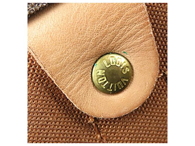 Louis Vuitton Marrone Monogram Keepall 45 - vista 6
