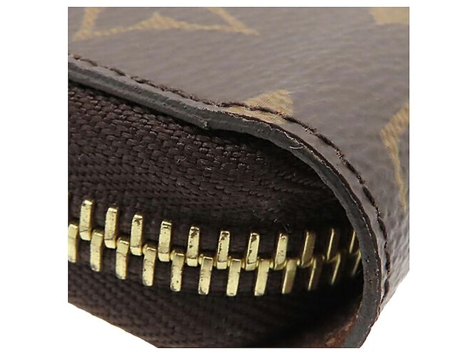 Cartera larga Zippy Monogram marrón Louis Vuitton Castaño - vista 12