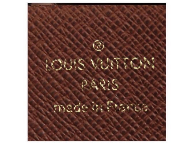 Cartera larga Zippy Monogram marrón Louis Vuitton Castaño - vista 5