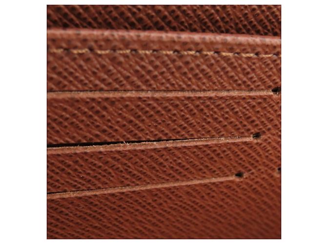 Cartera larga Zippy Monogram marrón Louis Vuitton Castaño - vista 7