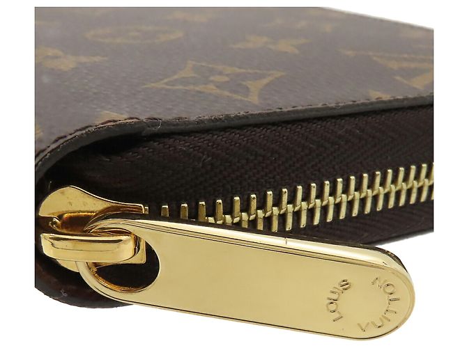 Cartera larga Zippy Monogram marrón Louis Vuitton Castaño - vista 8