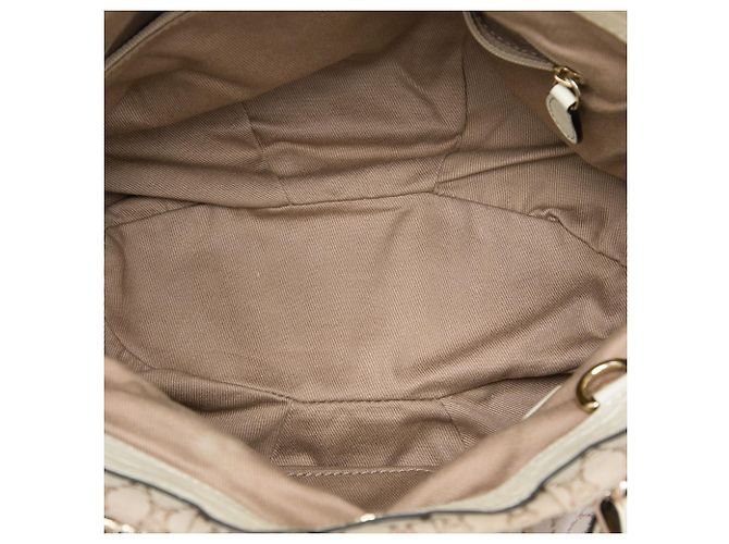 Céline Borsa a tracolla Celine in tela Macadam beige - vista 4