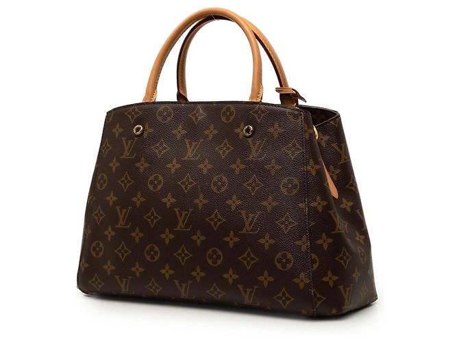 Louis Vuitton Marrone Monogram Montaigne MM - vista 2