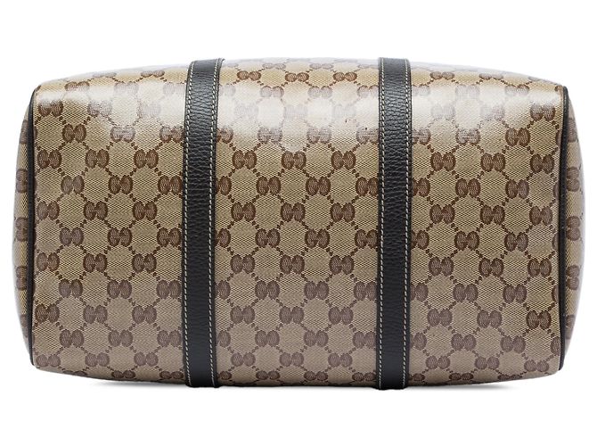 Borsa Boston Gucci Beige Medium GG Crystal Joy - vista 3