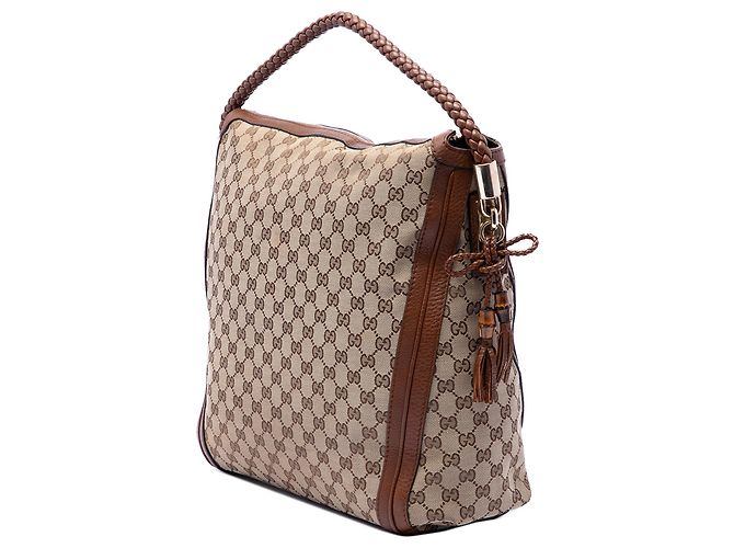 Gucci Beige GG Canvas Bella Tote - Ansicht 2