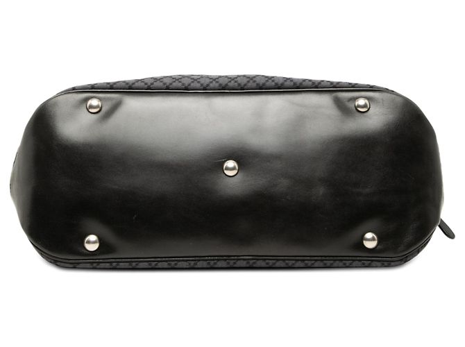 Borsa da viaggio Gucci in tela Diamante grigia - vista 3