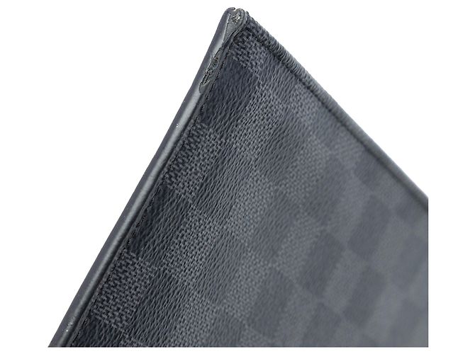 Pochette Jour GM in Damier Graphite nero Louis Vuitton - vista 6