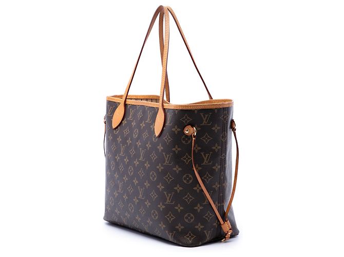 Louis Vuitton Marrón Monogram Neverfull MM Castaño - vista 2