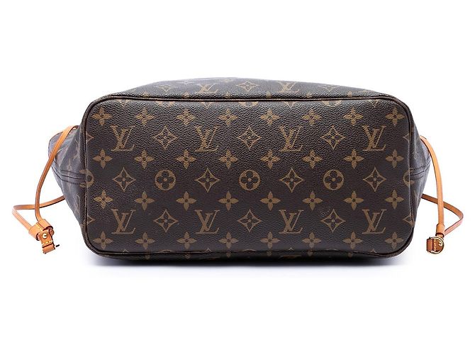 Louis Vuitton Marrón Monogram Neverfull MM Castaño - vista 3
