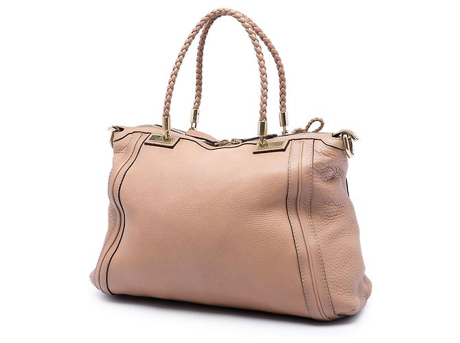 Bamboo Borsa Tote Convertible Bella in pelle di vitello marrone Gucci Carne - vista 2