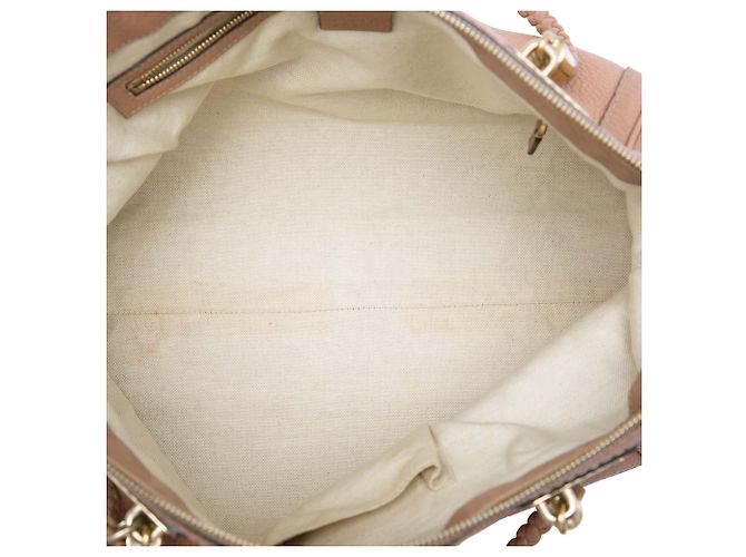 Bamboo Borsa Tote Convertible Bella in pelle di vitello marrone Gucci Carne - vista 4