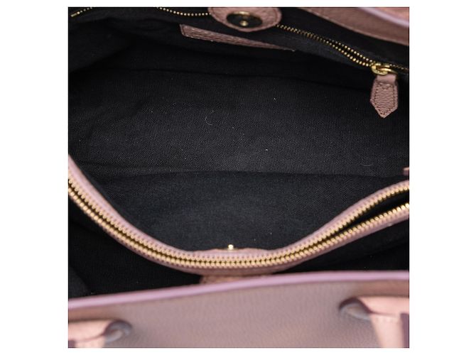 Borsa a tracolla Burberry Pink Medium in pelle di vitello e House Check Rosa - vista 4