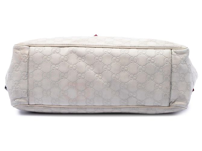 Gucci Guccissima Positano Tote in Weiß, Größe Medium - Ansicht 3