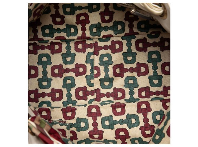 Gucci Guccissima Positano Tote in Weiß, Größe Medium - Ansicht 4