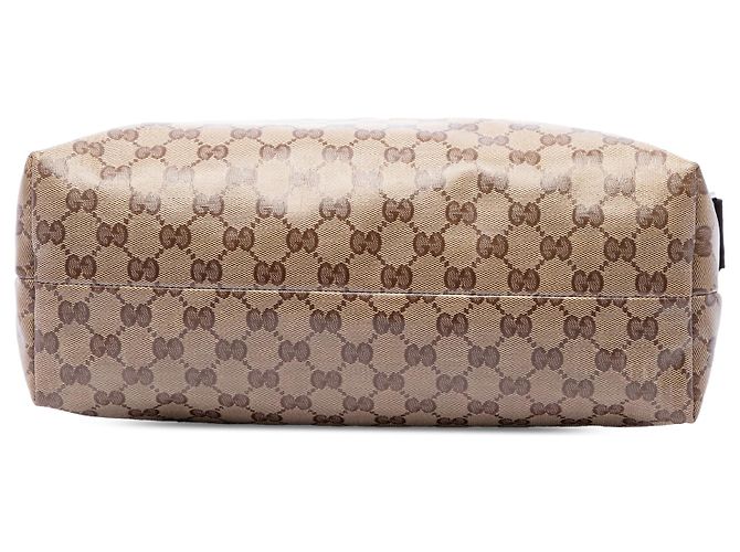 Gucci Beige GG Crystal Crossbody - vista 3