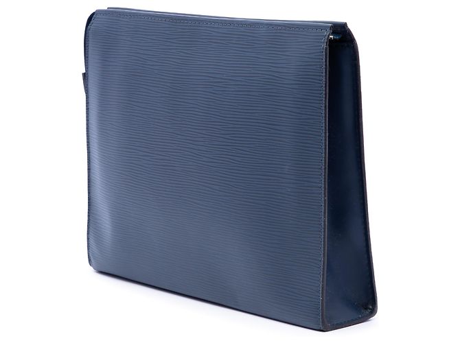 Beauty case Louis Vuitton in Toile Epi blu 26 - vista 2