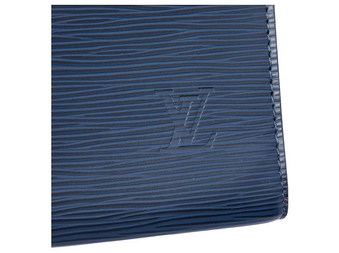 Beauty case Louis Vuitton in Toile Epi blu 26 - vista 5