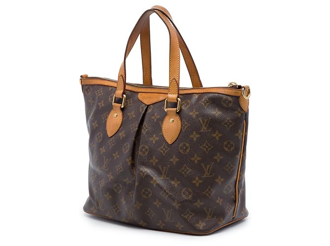 Louis Vuitton Marrone Monogram Palermo PM - vista 2