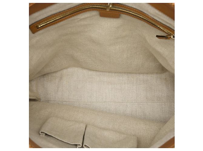 Gucci Marrakech Tote aus beigem GG-Canvas - Ansicht 4