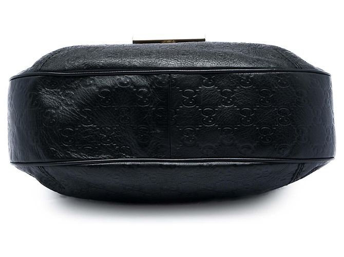 Gucci Black Medium Guccissima New Ladies Hobo - view 3