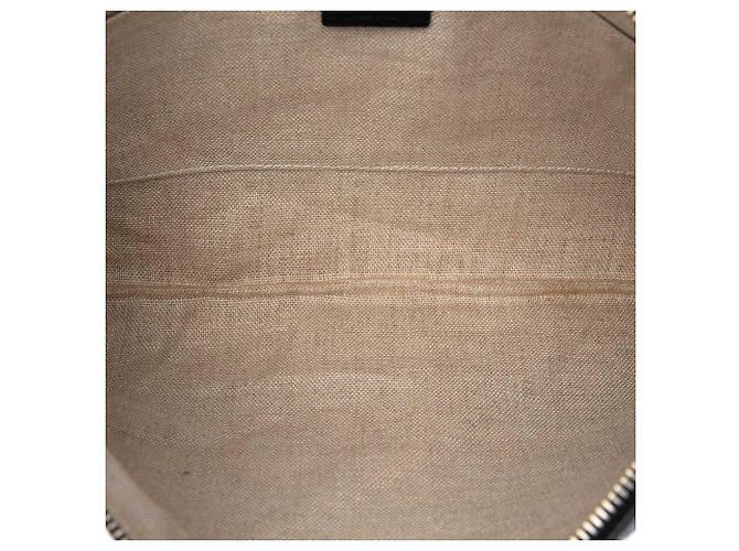 Bamboo Clutch Gucci in pelle di vitello nera con nappa in bambù Nero - vista 4