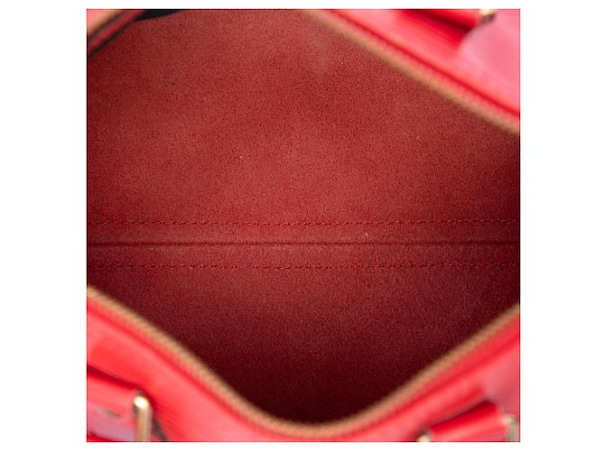 Louis Vuitton Speedy 25 in Epi rosso - vista 4